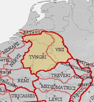 Germanie-Inférieure (carte)