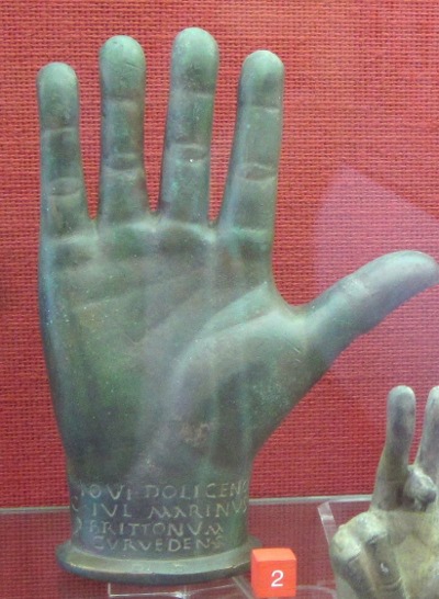 Bronze hand