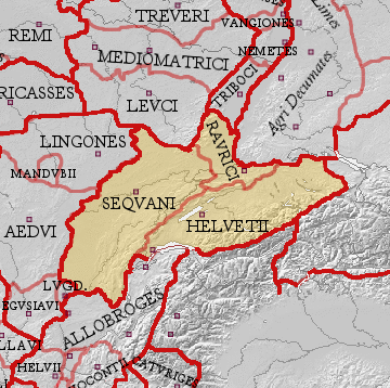 Séquanaise (carte)